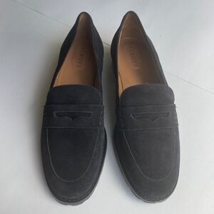 Talbots Black Suede Loafers
